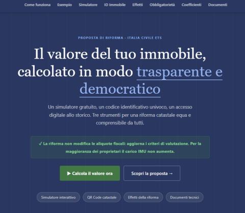 Proposta di riforma del Catasto